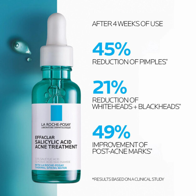 effaclar salicylsäure-serum gegen akne 15 salicylsäure-serum zur behandlung von akne