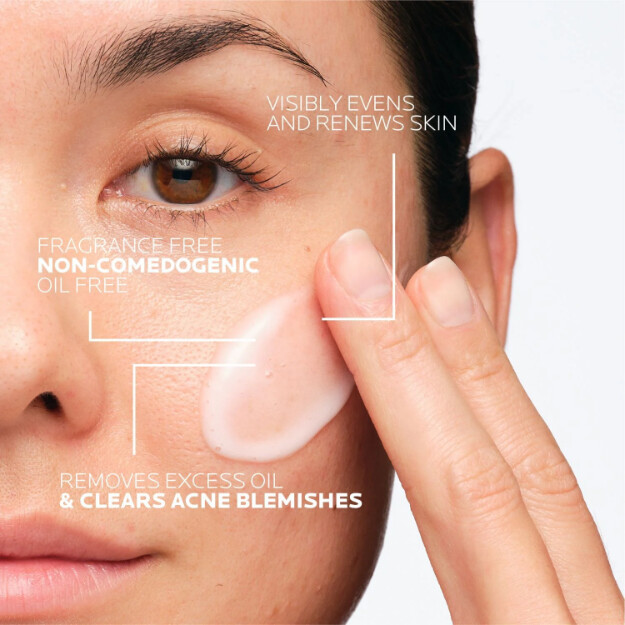 effaclar dual action akne-gesichtsreinigung mit 4 benzoylperoxid klinisch getestet von dermatologen empfohlene gesichtsreinigung mit 4 benzoylperoxid gegen akne