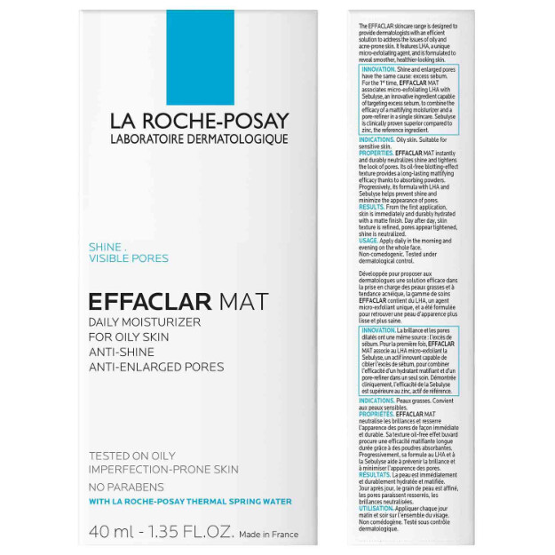 effaclar mat mattierende gesichtscreme für fettige haut mattierende gesichtscreme für fettige haut