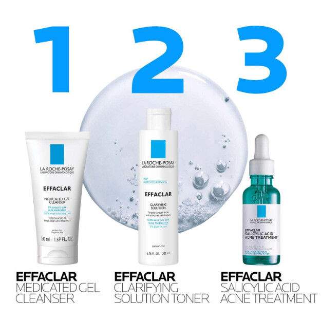 effaclar medizinisches akne-gesichtswaschgel klinisch getestetes von dermatologen empfohlenes gesichtswaschgel mit salicylsäure gegen akne