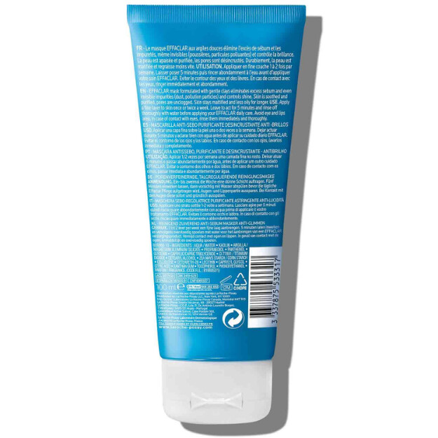 effaclar shine control tonmaske tonmaske für fettige haut