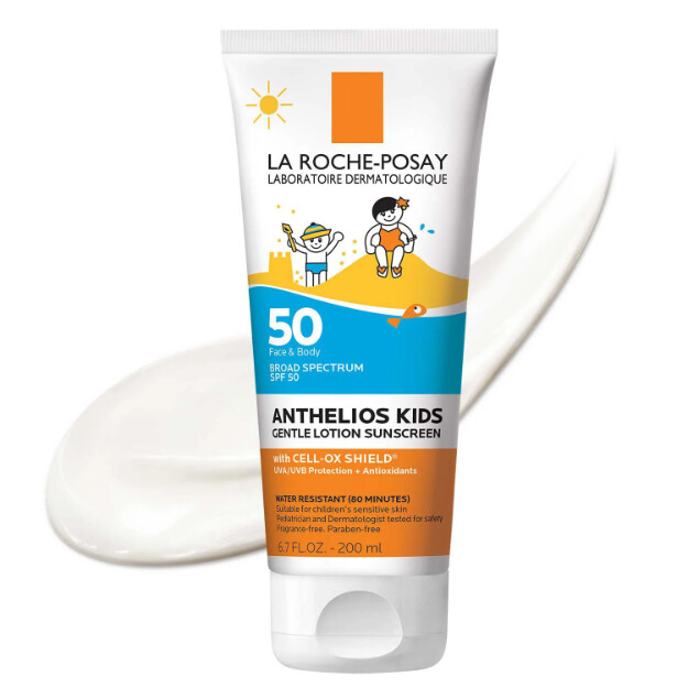 anthelios gentle lotion kinder-sonnenschutz lsf 50 wasserfest oxybenzonfreier kinder-sonnenschutz