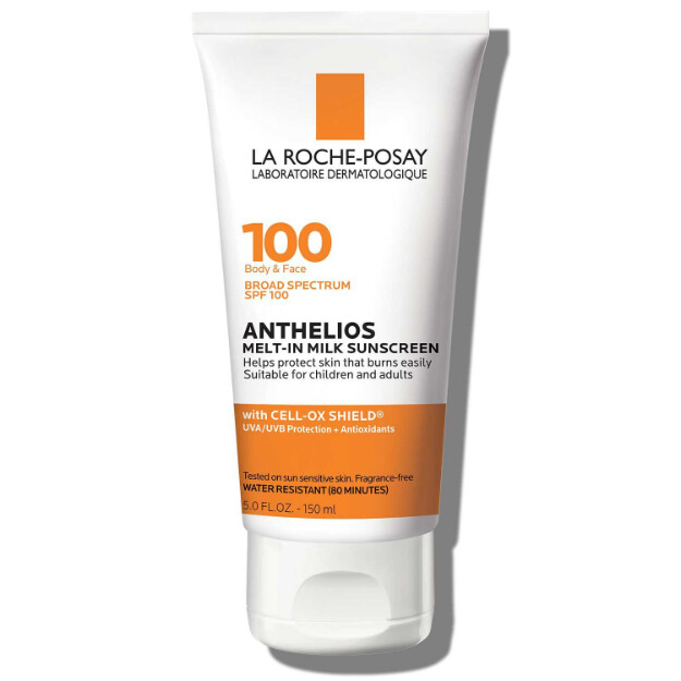 anthelios melt-in milk sonnenschutz für gesicht und körper lsf 100 breitband-sonnenschutz für sonnenempfindliche haut