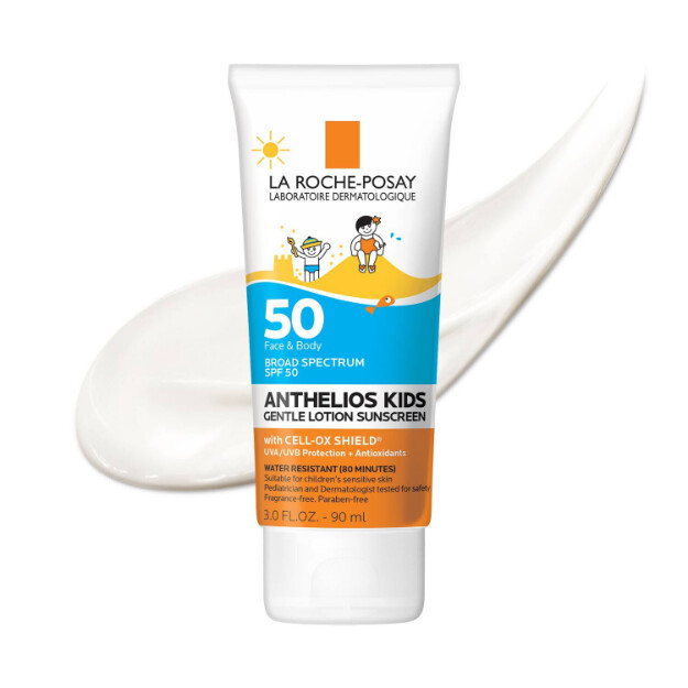 anthelios gentle lotion kinder-sonnenschutz lsf 50 wasserfest oxybenzonfreier kinder-sonnenschutz