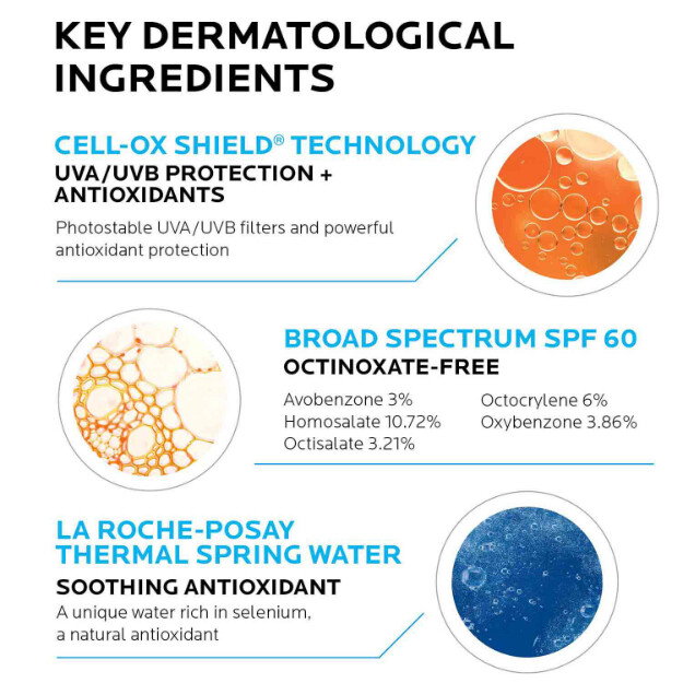 anthelios kühlendes wasser sonnenschutzlotion lsf 60 sonnenschutzlotion für gesicht und körper