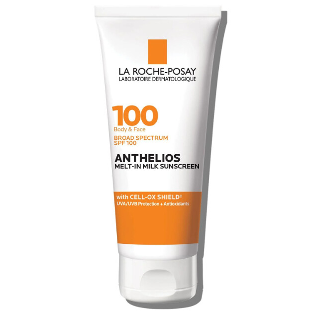 anthelios melt-in milk sonnenschutz für gesicht und körper lsf 100 breitband-sonnenschutz für sonnenempfindliche haut