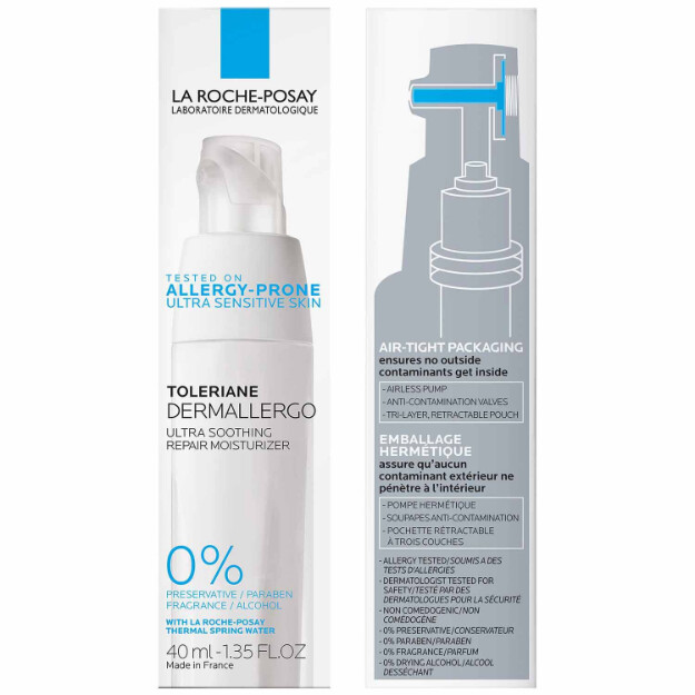 toleriane dermallergo feuchtigkeitscreme ultra-feuchtigkeitscreme getestet an allergieanfälliger haut