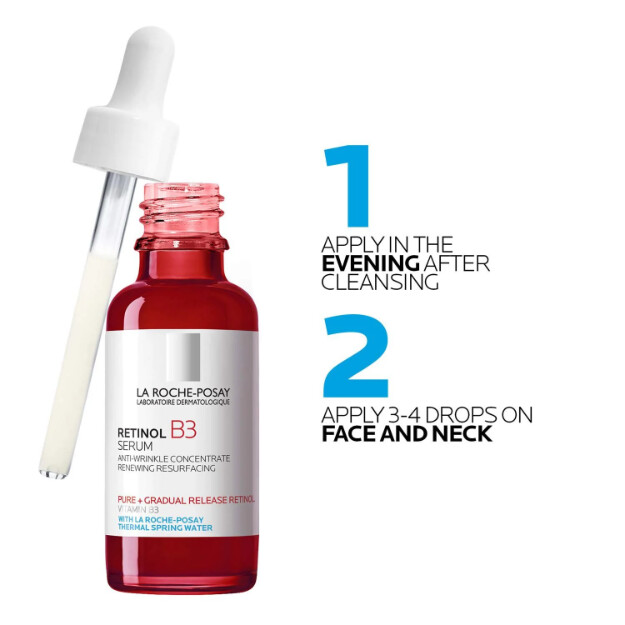 retinol b3 reines retinol-serum dermatologisches anti-aging-serum mit reinem retinol. allergiegetestete formel
