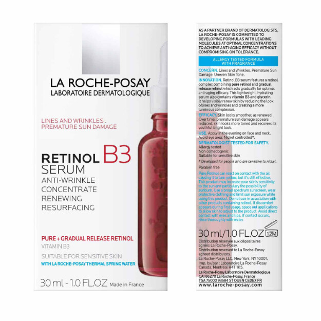 retinol b3 reines retinol-serum dermatologisches anti-aging-serum mit reinem retinol. allergiegetestete formel