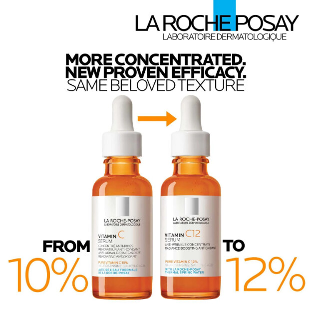 vitamin c12 serum dermatologisches anti-aging-serum mit 12 reinem vitamin c. allergiegetestete formel.
