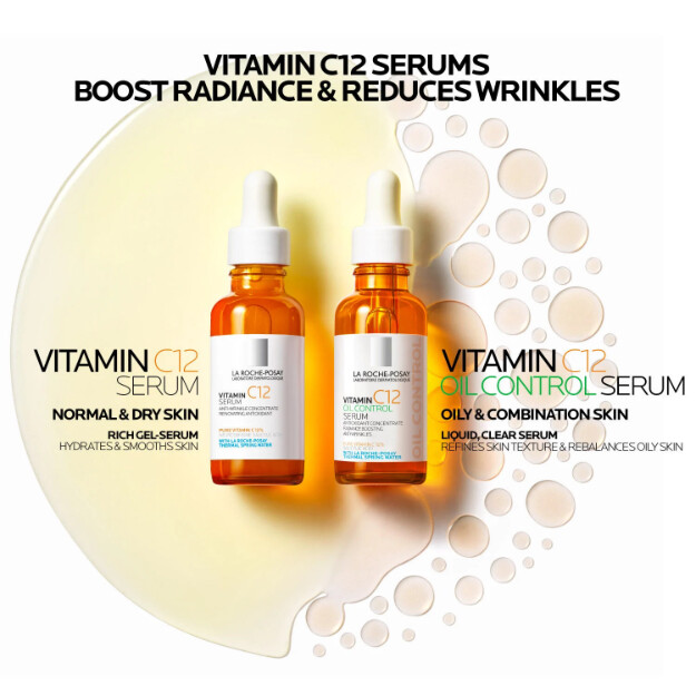 vitamin c12 serum dermatologisches anti-aging-serum mit 12 reinem vitamin c. allergiegetestete formel.