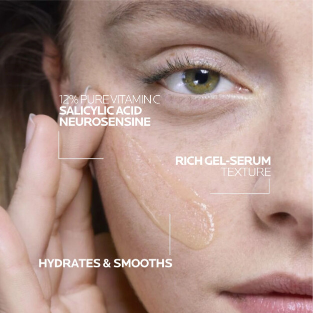 vitamin c12 serum dermatologisches anti-aging-serum mit 12 reinem vitamin c. allergiegetestete formel.