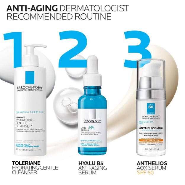 anthelios aox antioxidantien-serum mit lsf 50 tägliches antioxidantien-serum mit sonnenschutz