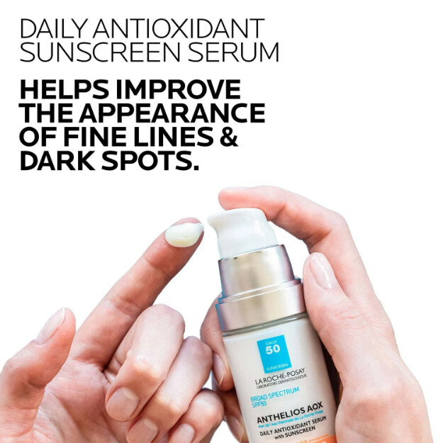 anthelios aox antioxidantien-serum mit lsf 50 tägliches antioxidantien-serum mit sonnenschutz