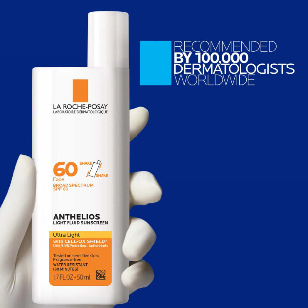 anthelios ultra light fluid gesichtssonnencreme lsf 60 leichte gesichtssonnencreme