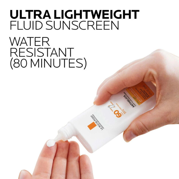 anthelios ultra light fluid gesichtssonnencreme lsf 60 leichte gesichtssonnencreme