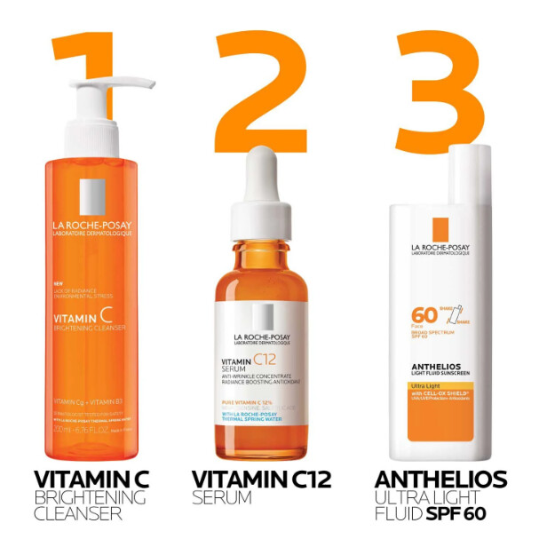 vitamin-c-pflegeset für strahlende haut 3-schritte-anti-aging-routine für strahlende haut
