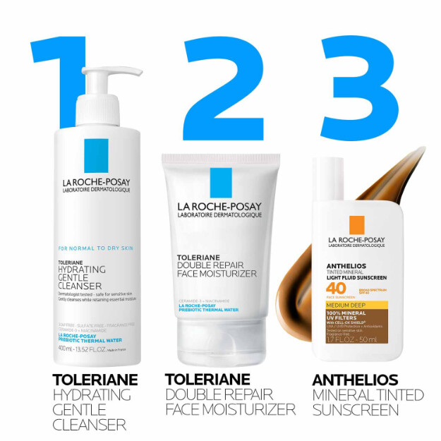 anthelios mineral getönte sonnencreme fürs gesicht mit lichtschutzfaktor getönte mineralische sonnencreme fürs gesicht