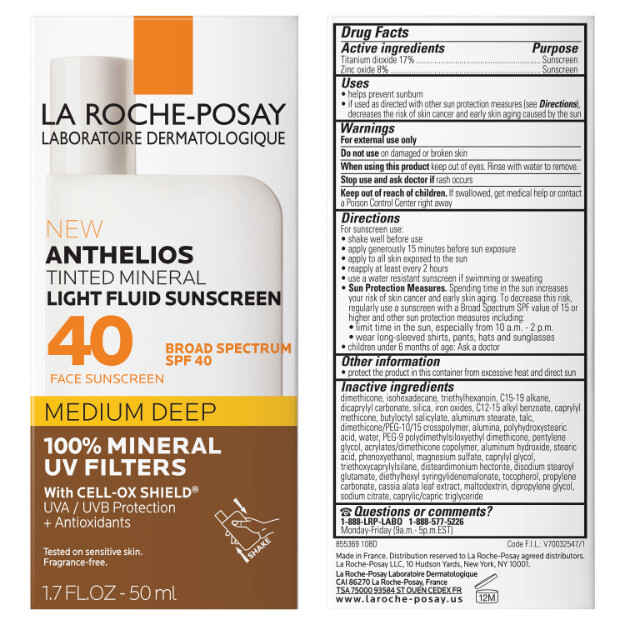 anthelios mineral getönte sonnencreme fürs gesicht mit lichtschutzfaktor getönte mineralische sonnencreme fürs gesicht