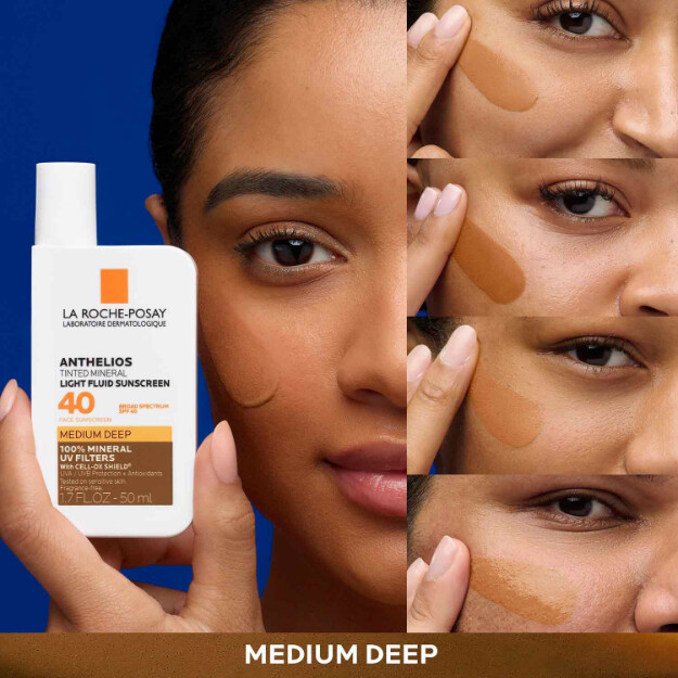 anthelios mineral getönte sonnencreme fürs gesicht mit lichtschutzfaktor getönte mineralische sonnencreme fürs gesicht